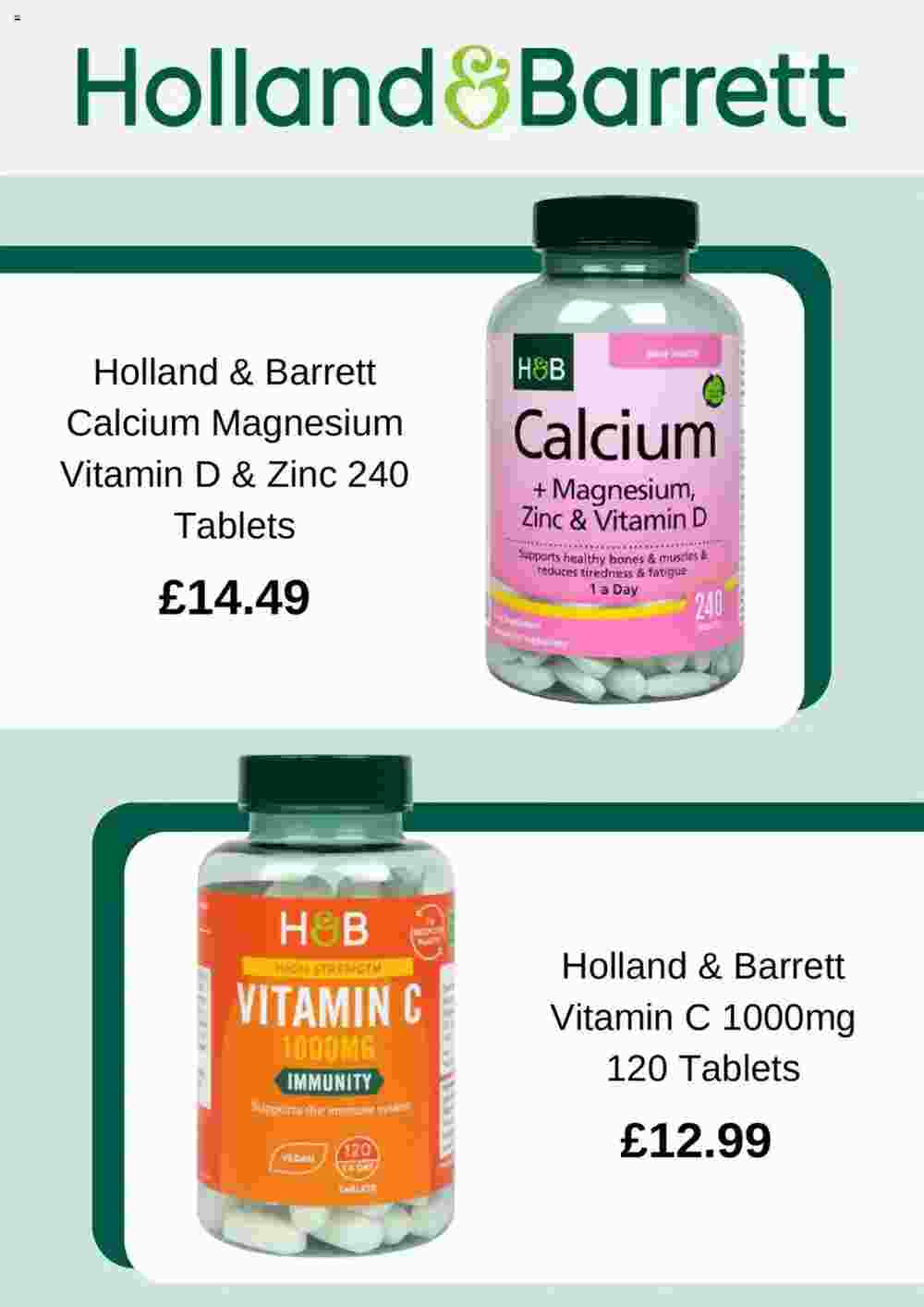 Holland & Barrett offers valid from 18/01/2025 - Page 3.