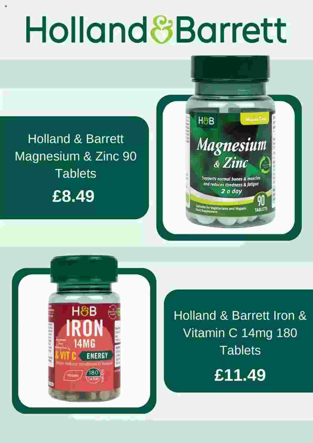 Holland & Barrett offers valid from 18/01/2025 - Page 4.