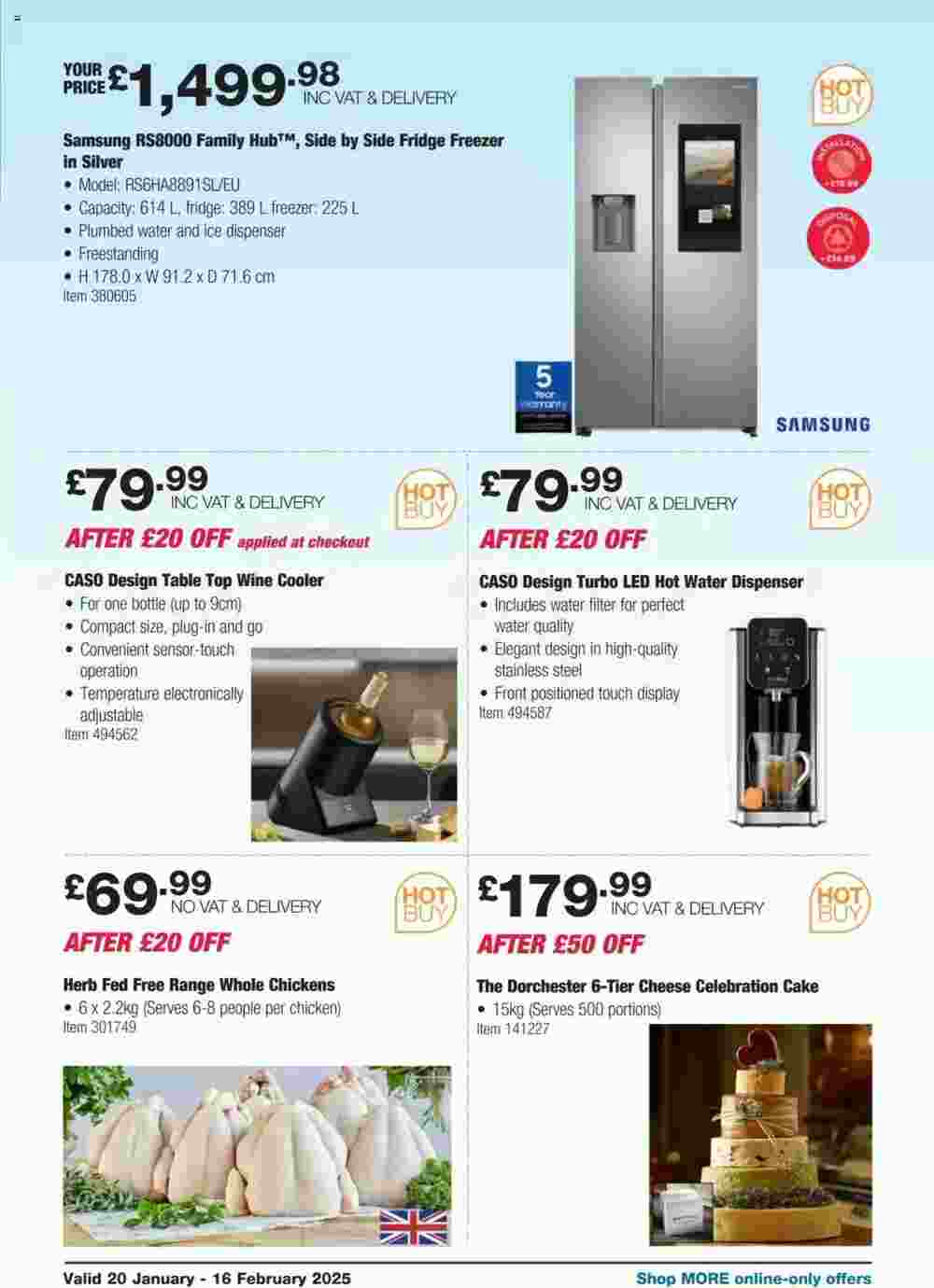 Costco offers valid from 20/01/2025 - Page 28.