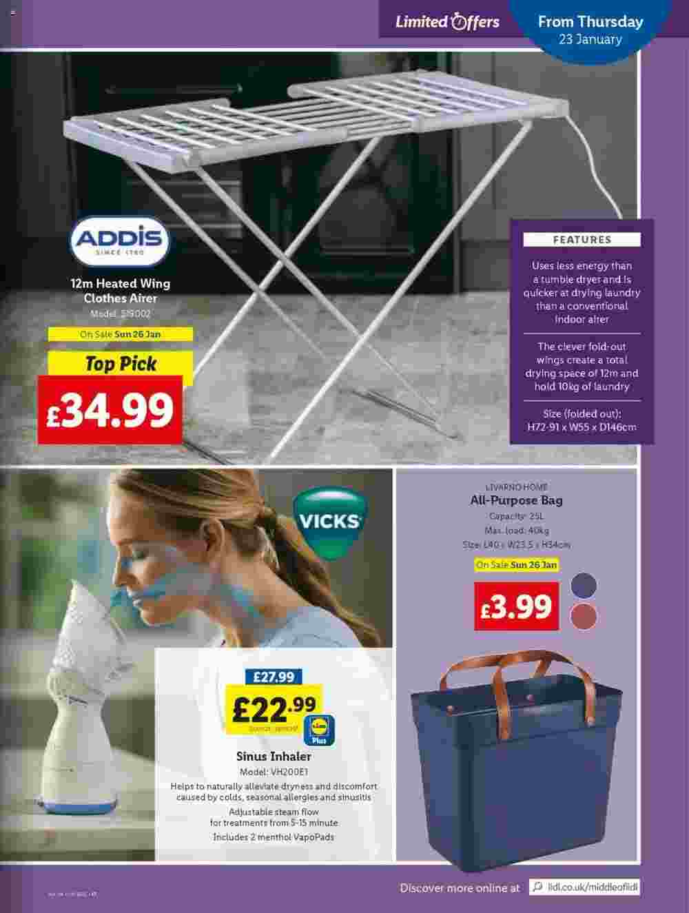 Lidl offers valid from 23/01/2025 - Page 21.