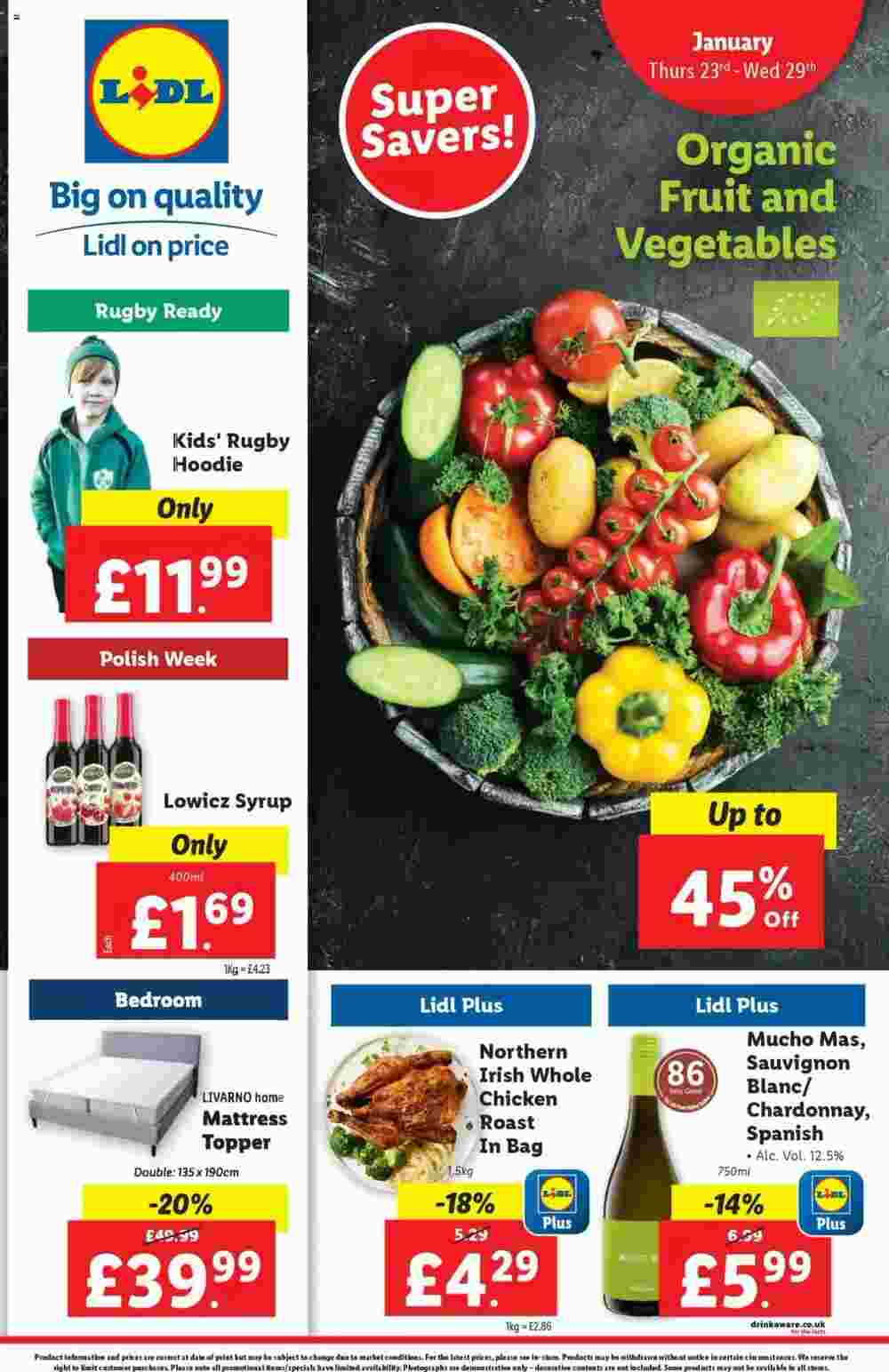 Lidl offers valid from 23/01/2025 - Page 1.