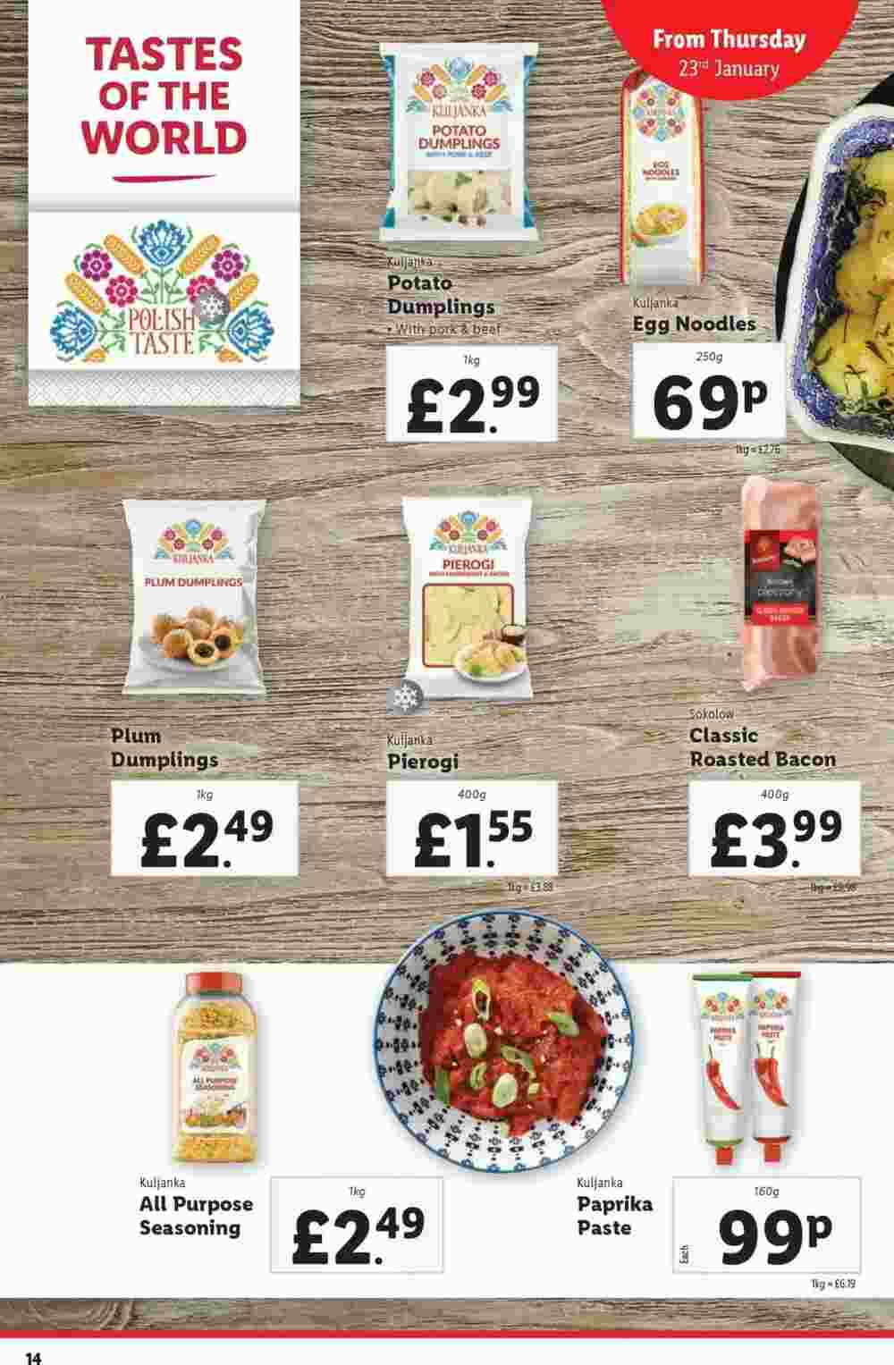 Lidl offers valid from 23/01/2025 - Page 14.