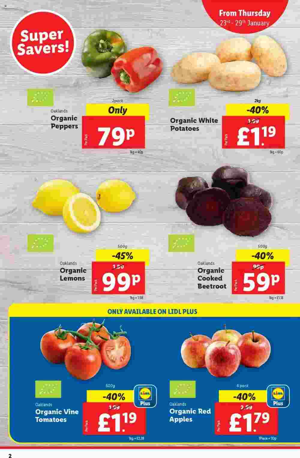 Lidl offers valid from 23/01/2025 - Page 2.