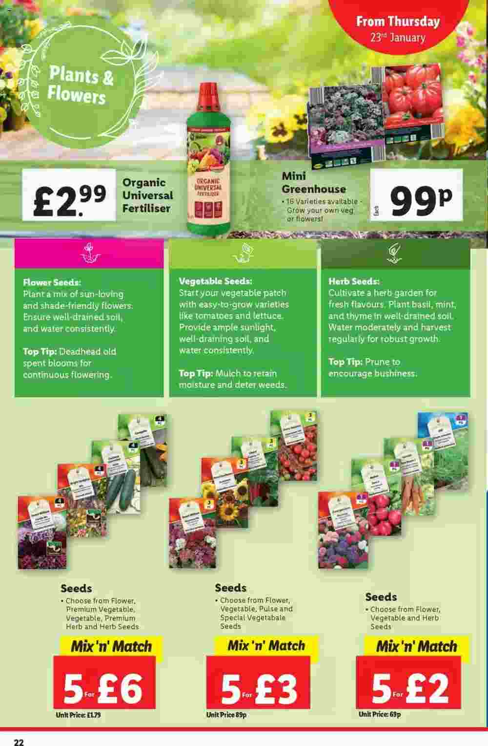 Lidl offers valid from 23/01/2025 - Page 22.