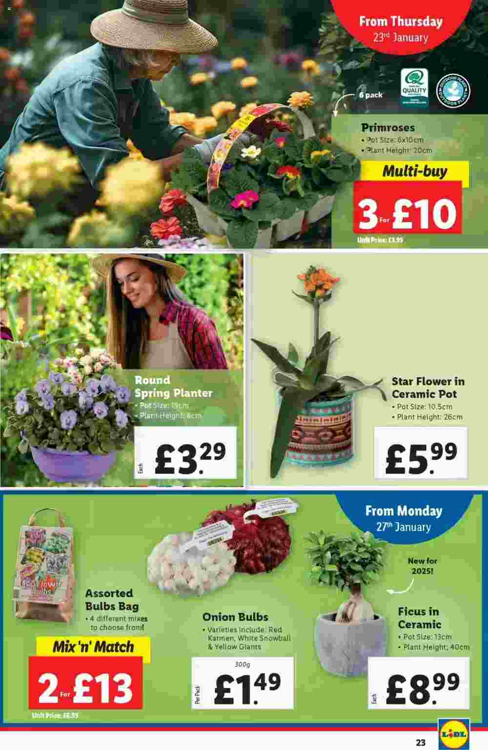 Lidl offers valid from 23/01/2025 - Page 23.