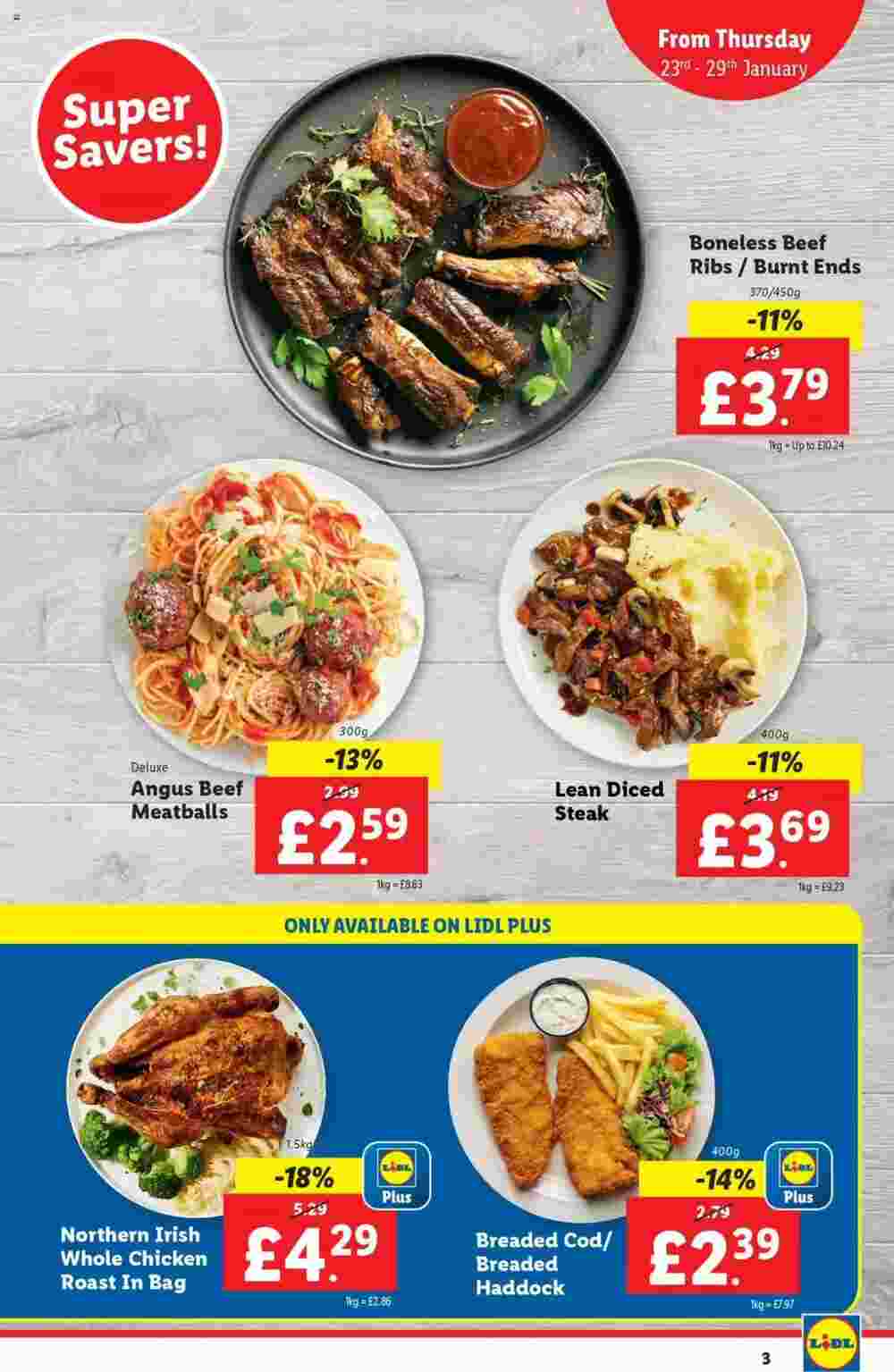 Lidl offers valid from 23/01/2025 - Page 3.