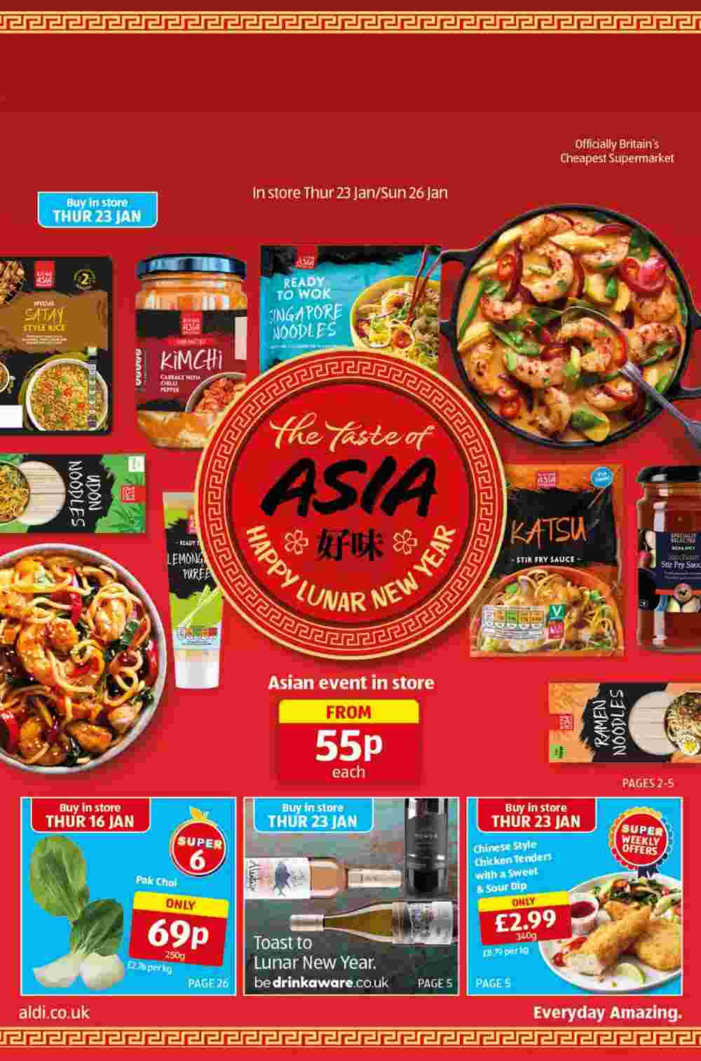 Aldi offers valid from 23/01/2025 - Page 1.