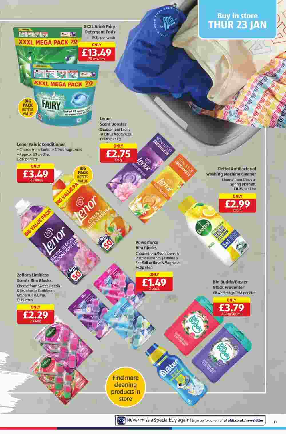 Aldi offers valid from 23/01/2025 - Page 13.