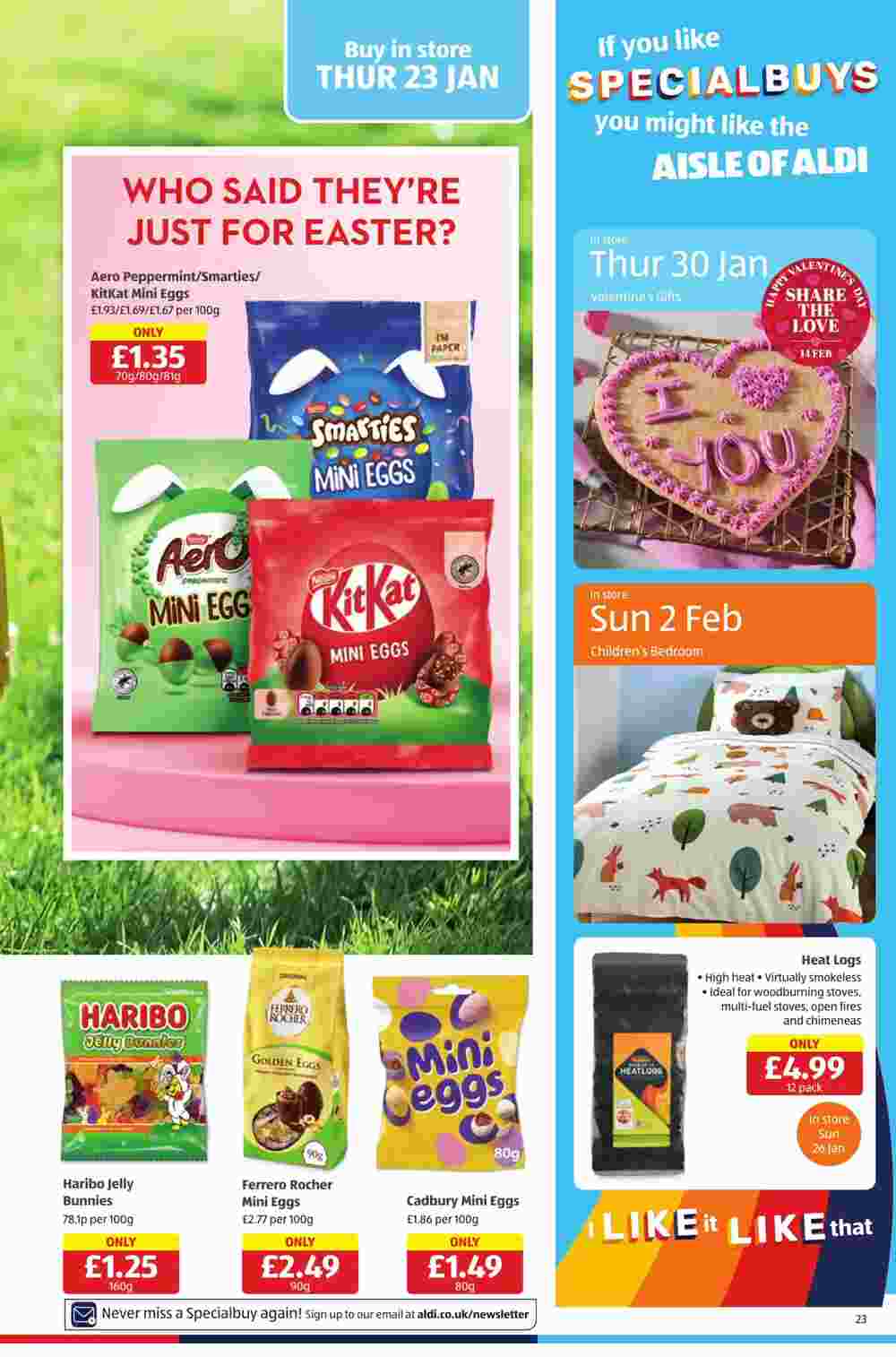 Aldi offers valid from 23/01/2025 - Page 23.