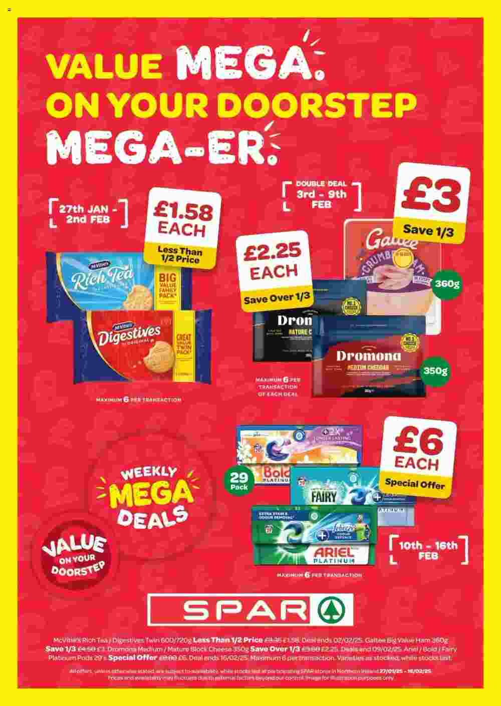 Spar offers valid from 27/01/2025 - Page 1.