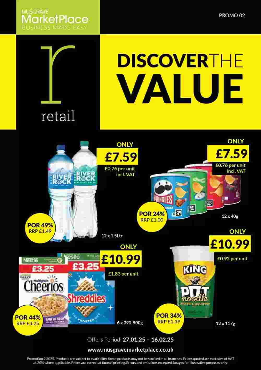 Musgrave MarketPlace offers valid from 28/01/2025 - Page 1.