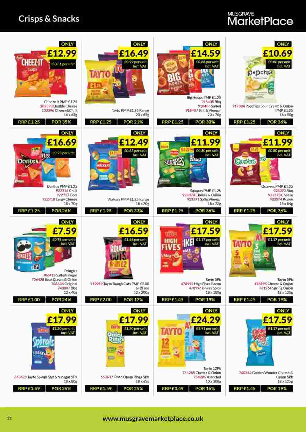 Musgrave MarketPlace offers valid from 28/01/2025 - Page 12.