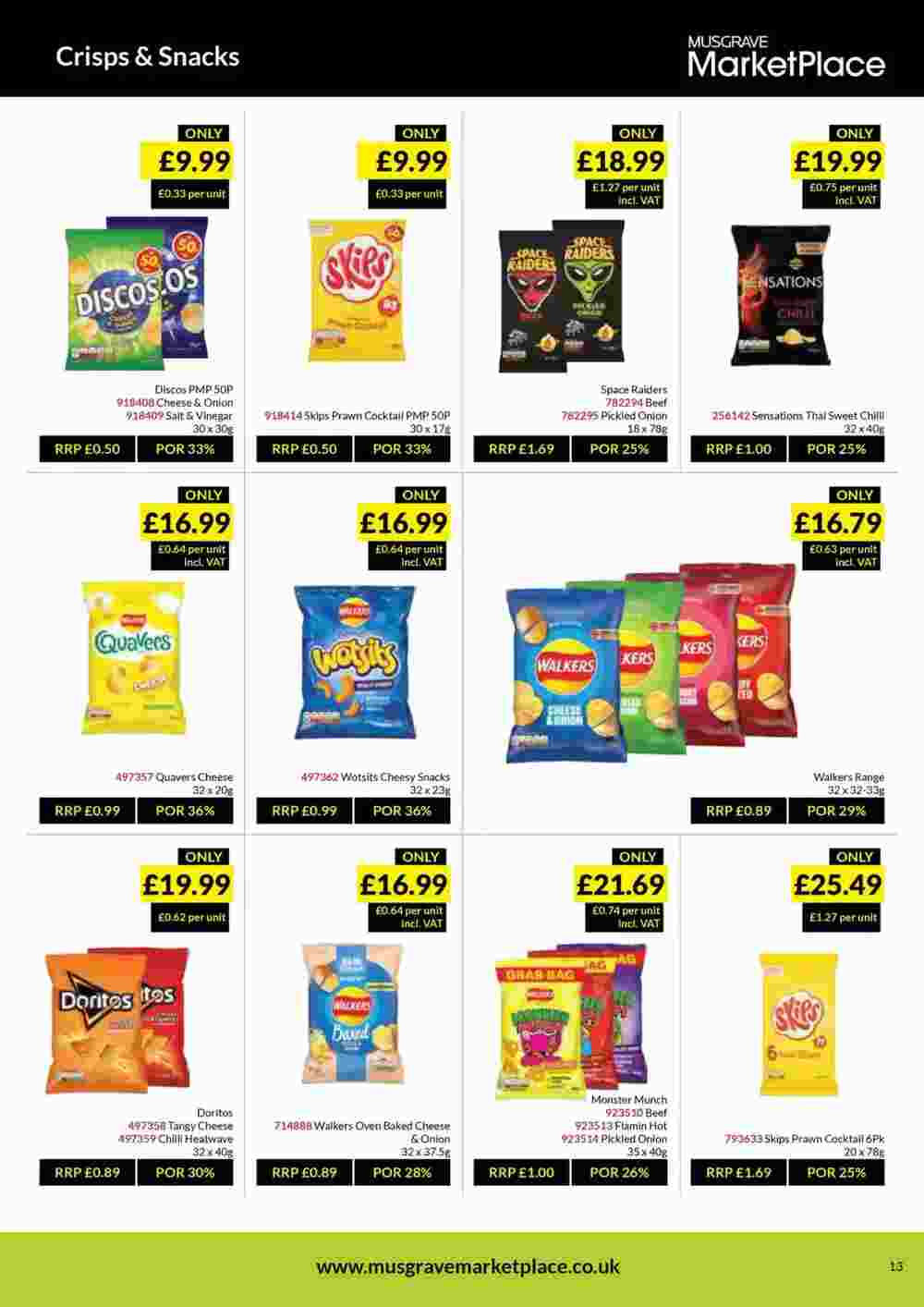 Musgrave MarketPlace offers valid from 28/01/2025 - Page 13.