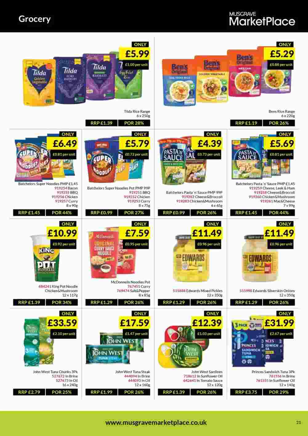 Musgrave MarketPlace offers valid from 28/01/2025 - Page 21.