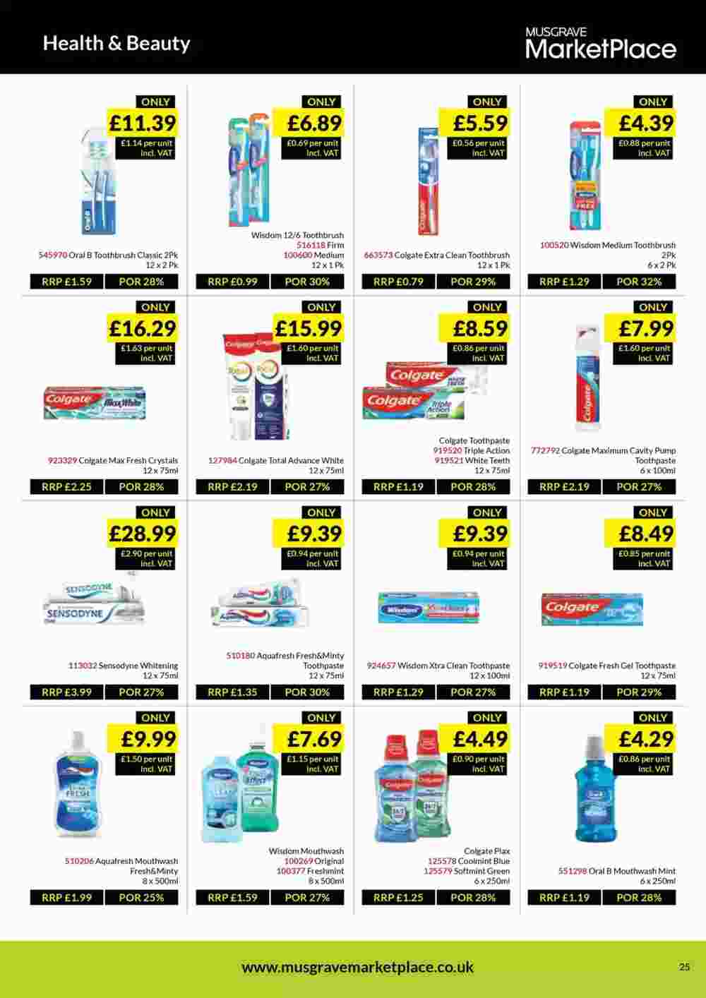 Musgrave MarketPlace offers valid from 28/01/2025 - Page 25.