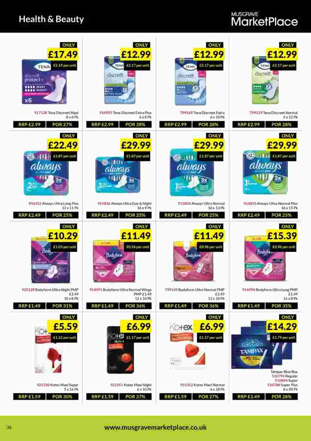 Musgrave MarketPlace offers valid from 28/01/2025 - Page 26.