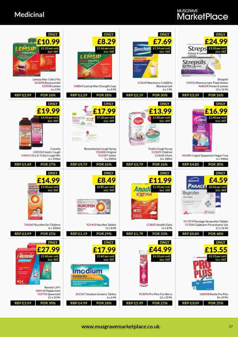 Musgrave MarketPlace offers valid from 28/01/2025 - Page 27.