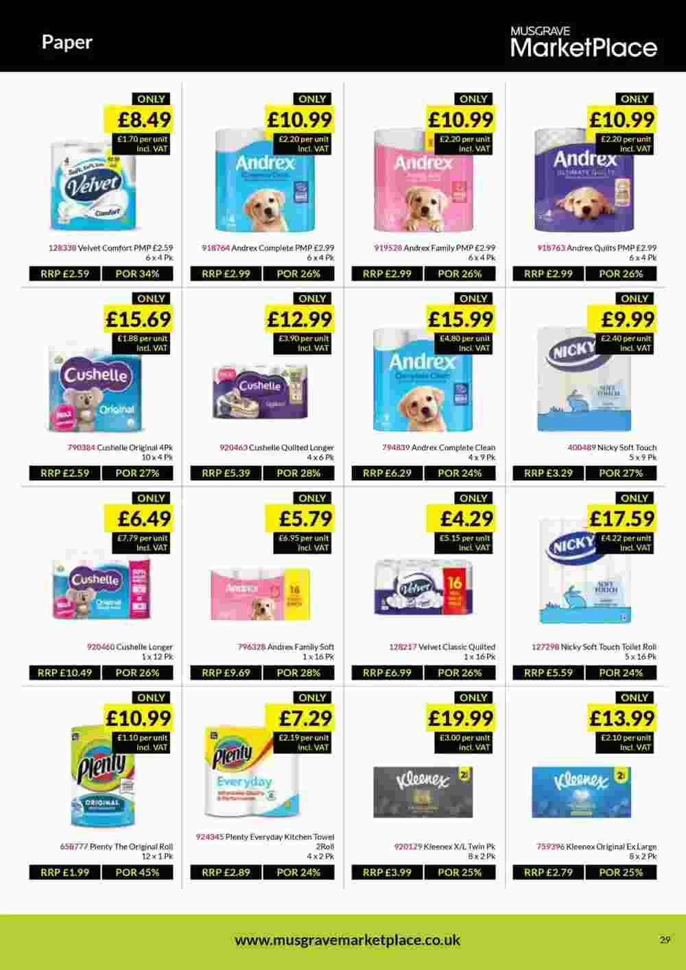 Musgrave MarketPlace offers valid from 28/01/2025 - Page 29.