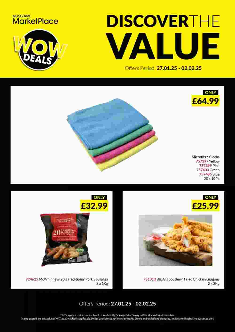 Musgrave MarketPlace offers valid from 28/01/2025 - Page 1.