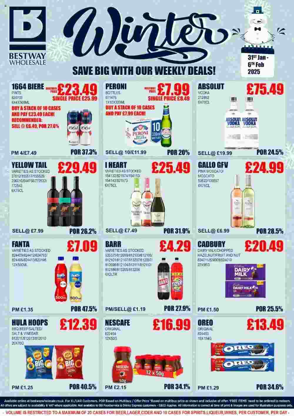 Bestway offers valid from 31/01/2025 - Page 1.