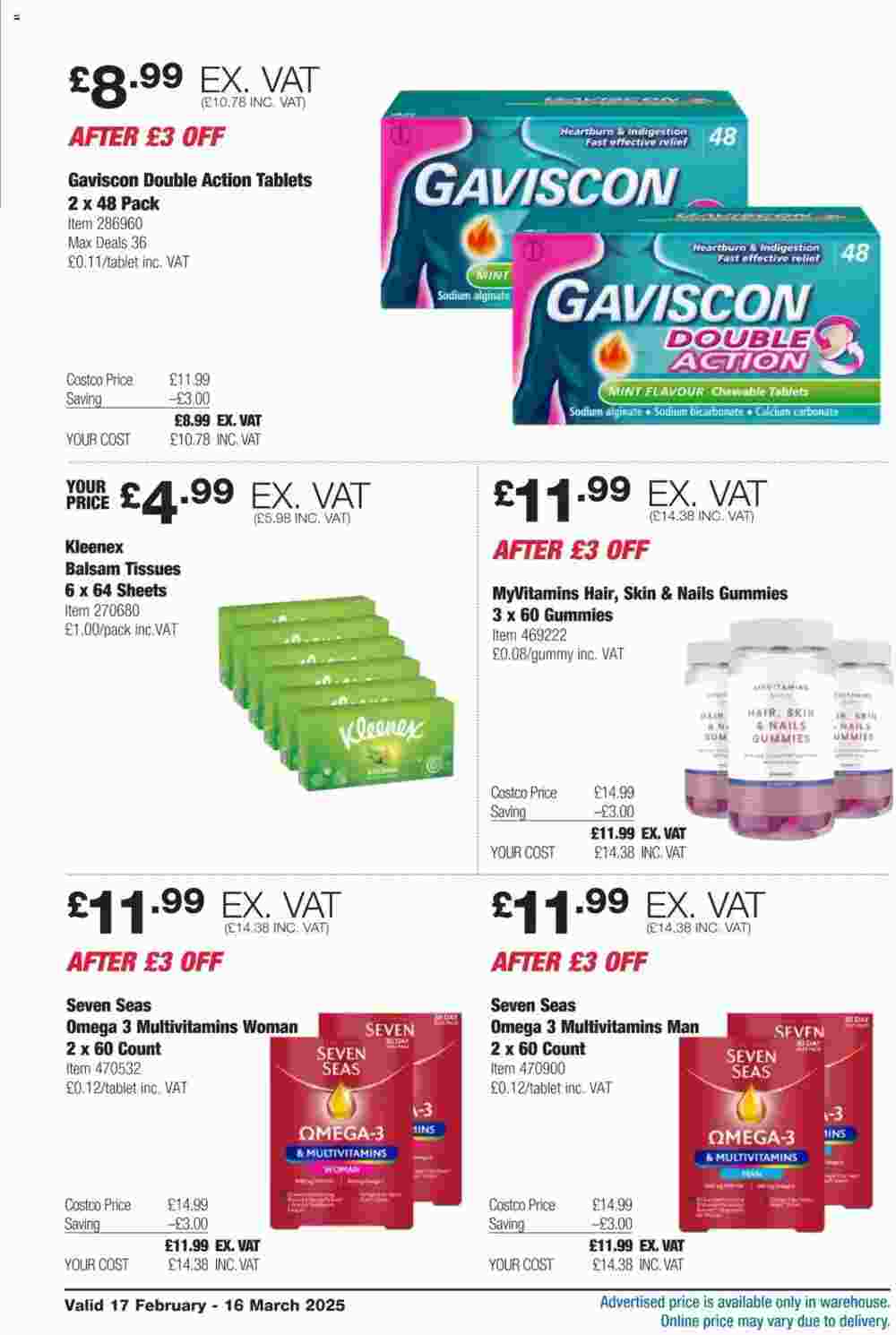 Costco offers valid from 17/02/2025 - Page 16.