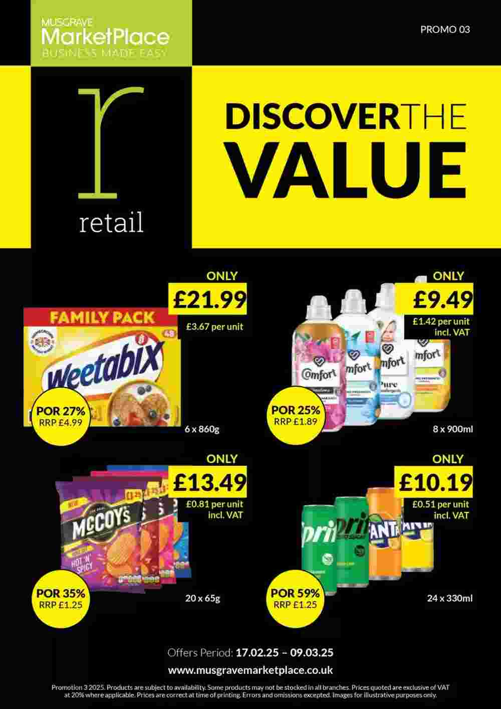 Musgrave MarketPlace offers valid from 18/02/2025 - Page 1.