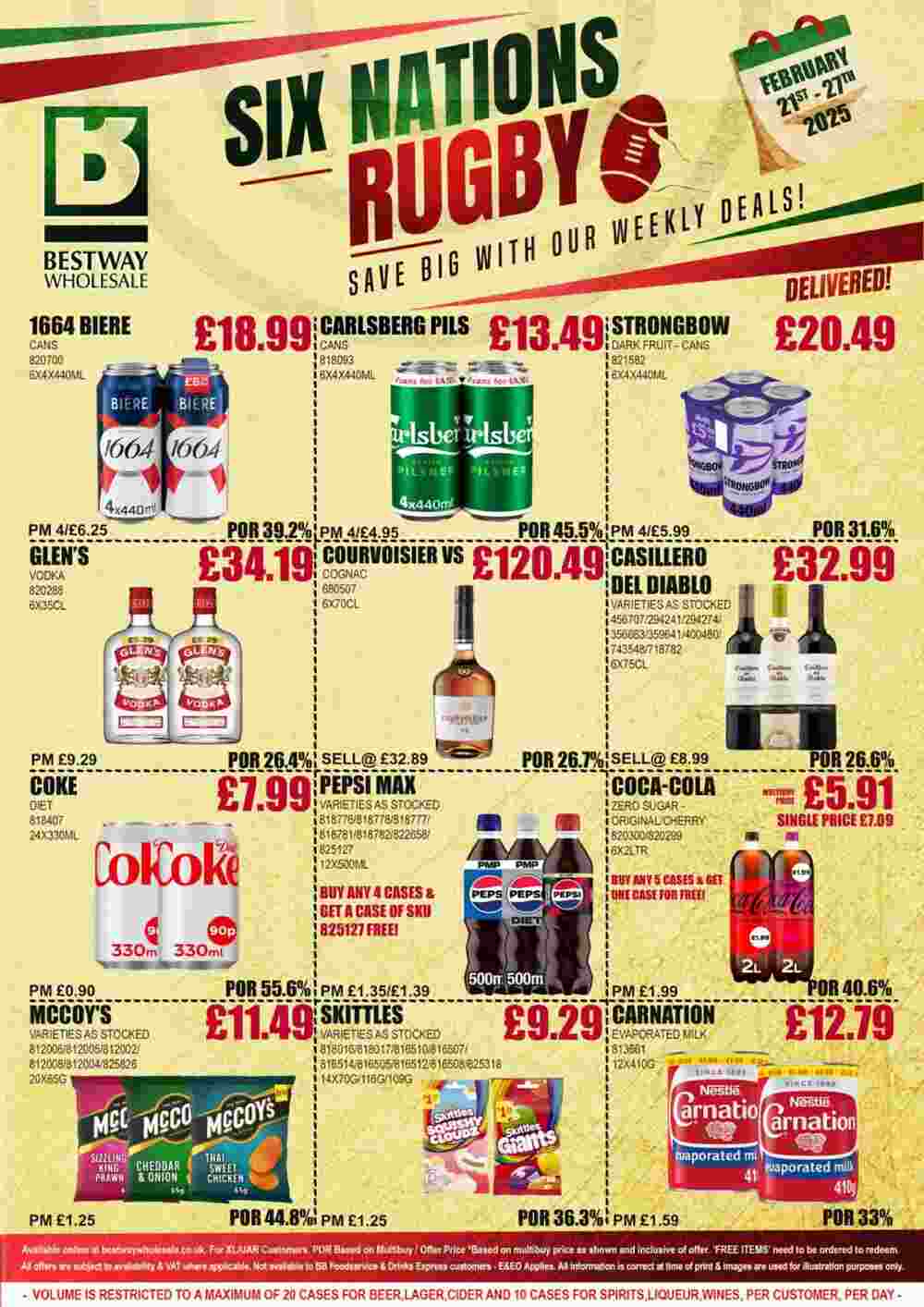 Bestway offers valid from 21/02/2025 - Page 1.