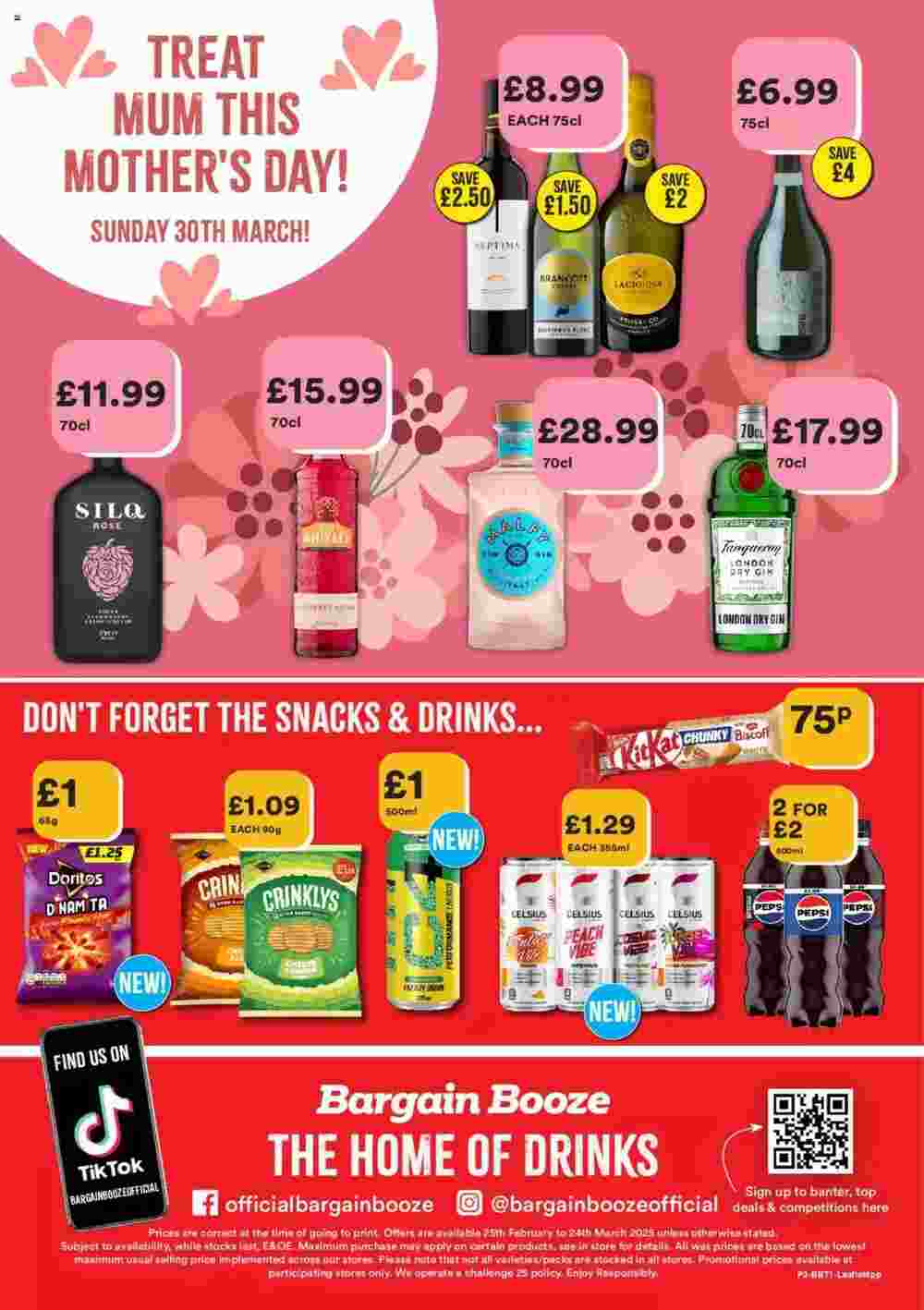 Bargain Booze offers valid from 25/02/2025 - Page 1.