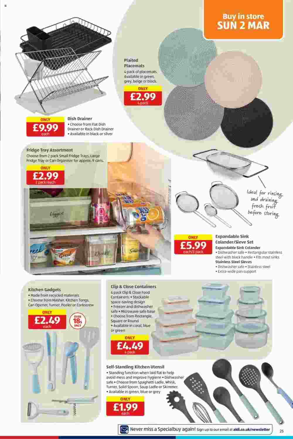 Aldi offers valid from 27/02/2025 - Page 25.