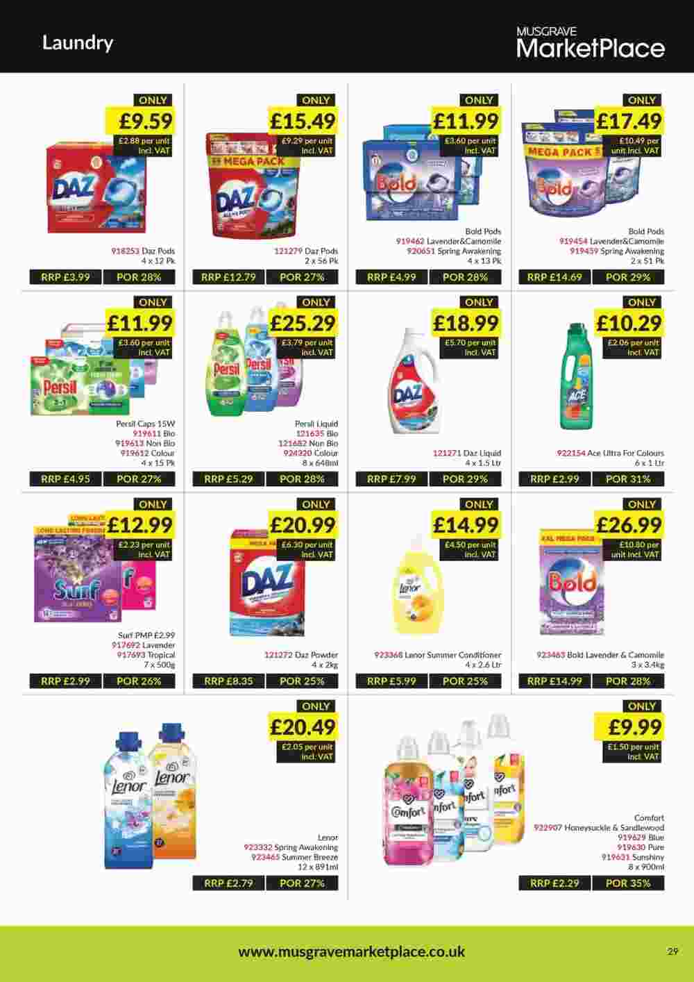 Musgrave MarketPlace offers valid from 10/03/2025 - Page 29.