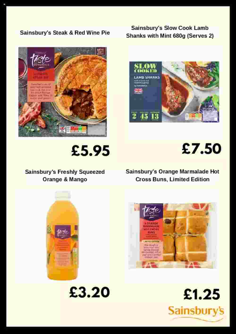 Sainsbury's offers valid from 11/03/2025 - Page 4.