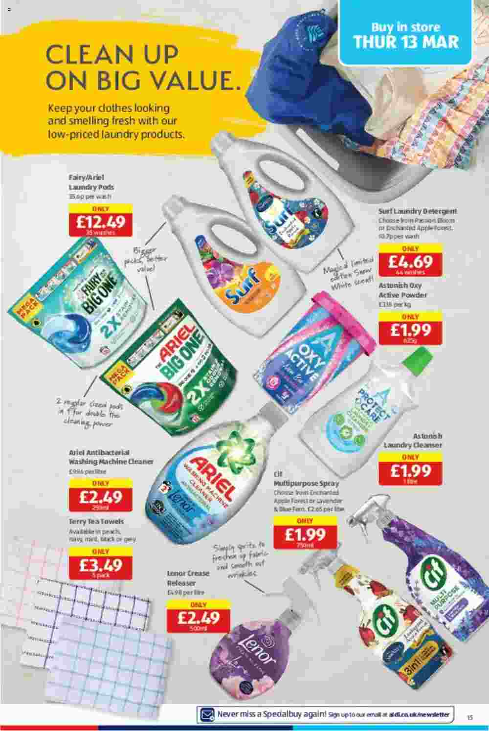 Aldi offers valid from 13/03/2025 - Page 15.