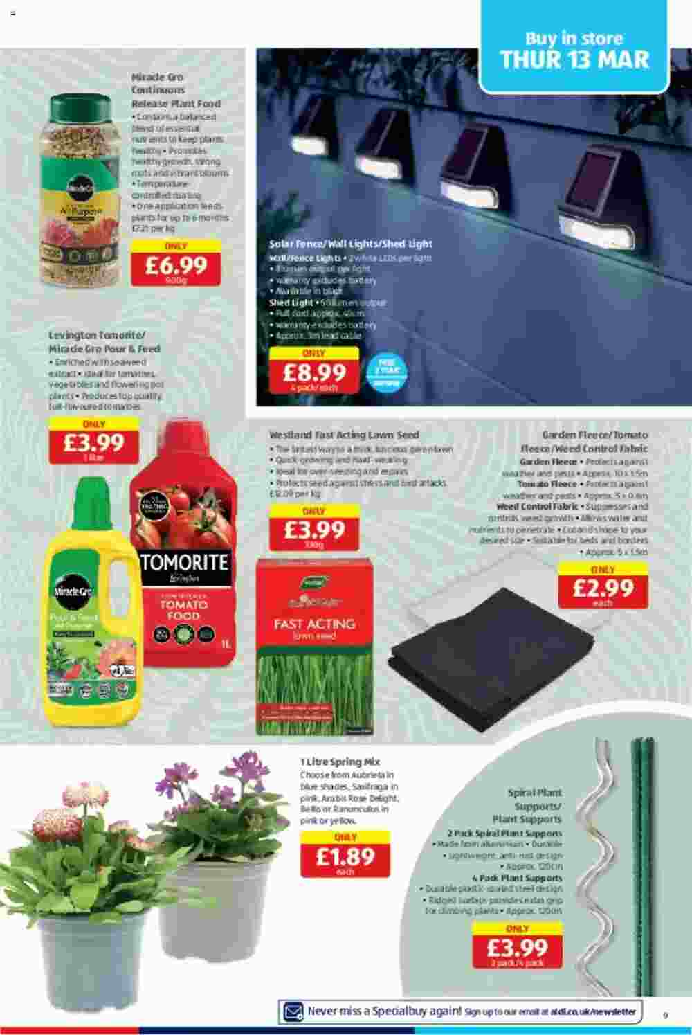 Aldi offers valid from 13/03/2025 - Page 9.