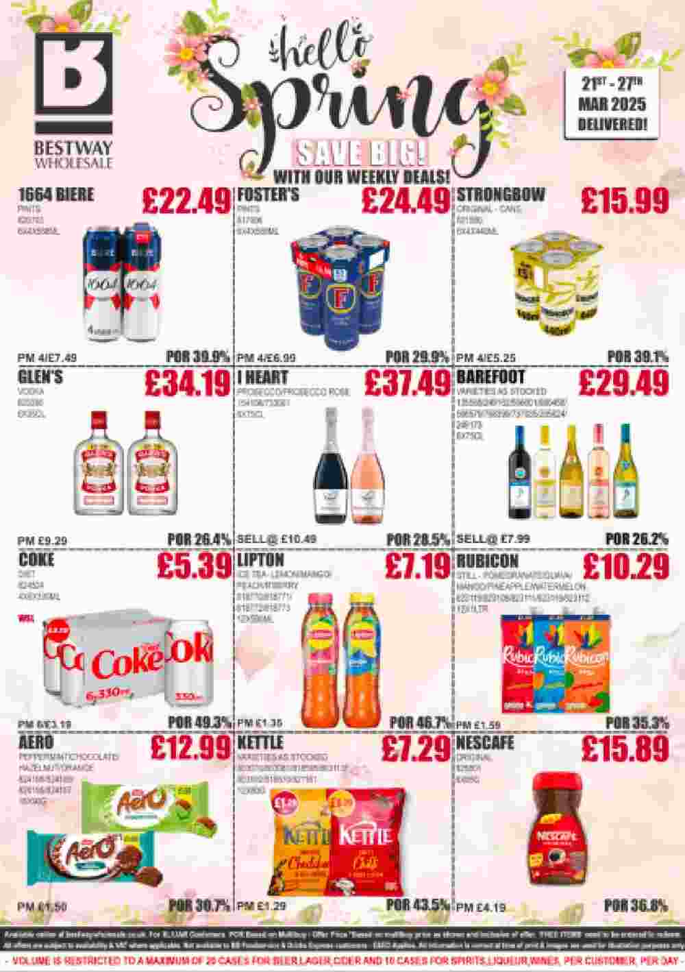 Bestway offers valid from 21/03/2025 - Page 1.