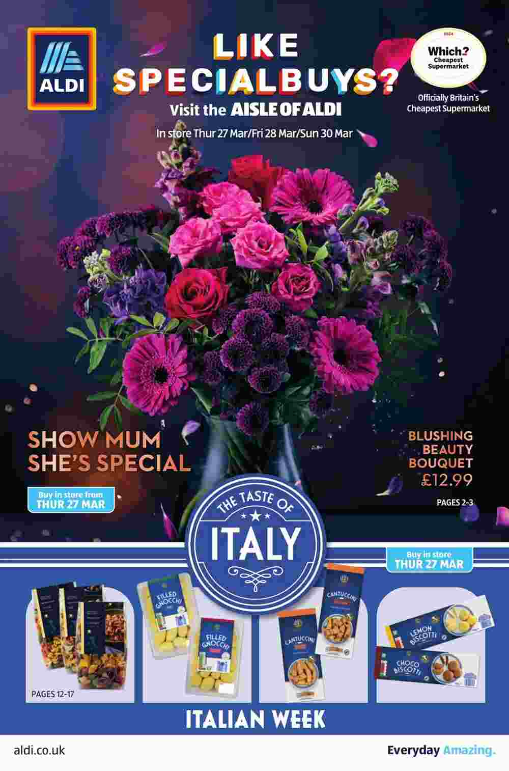 Aldi offers valid from 27/03/2025 - Page 1.