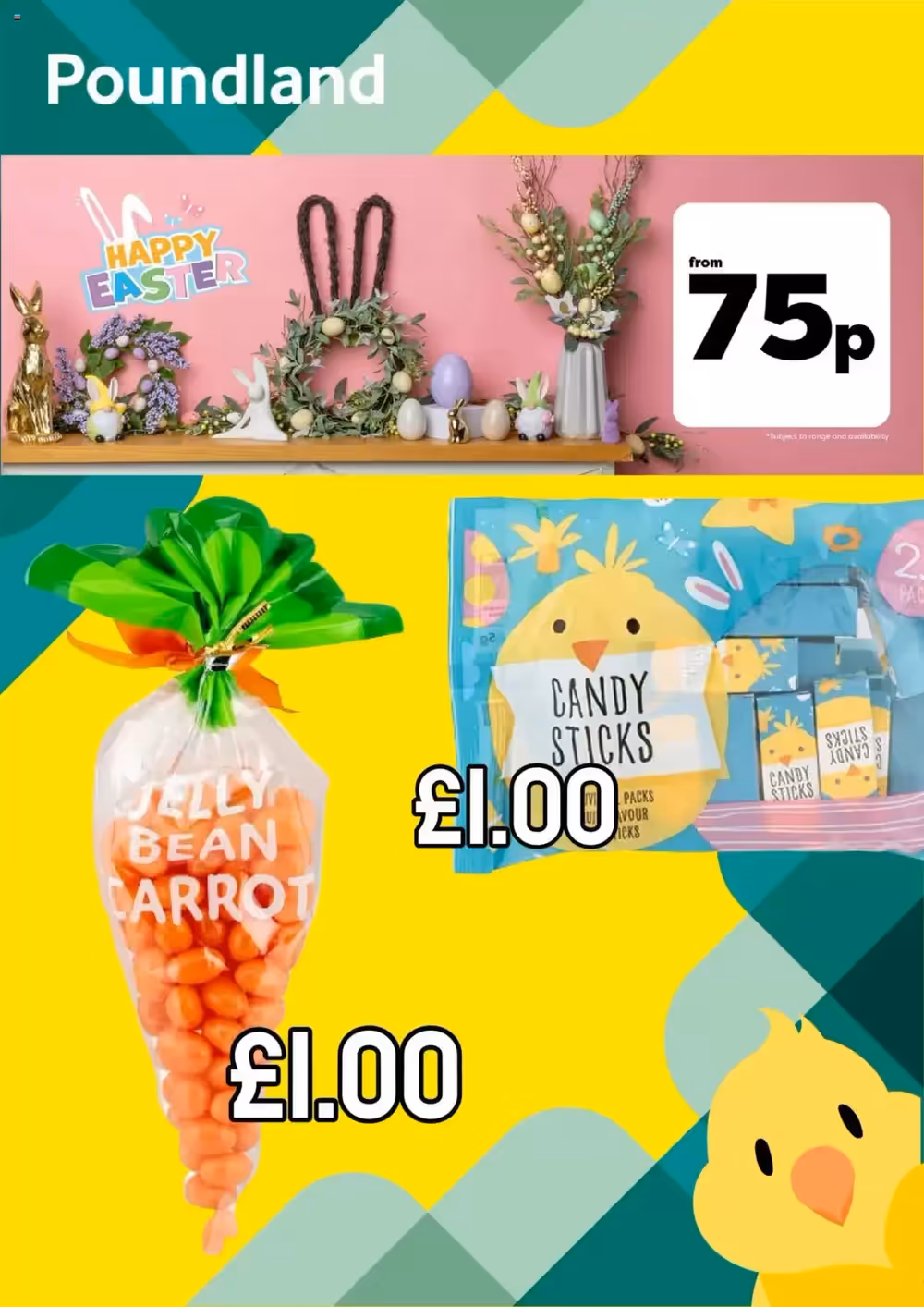 Poundland offers valid from 14/04/2025 - Page 1.
