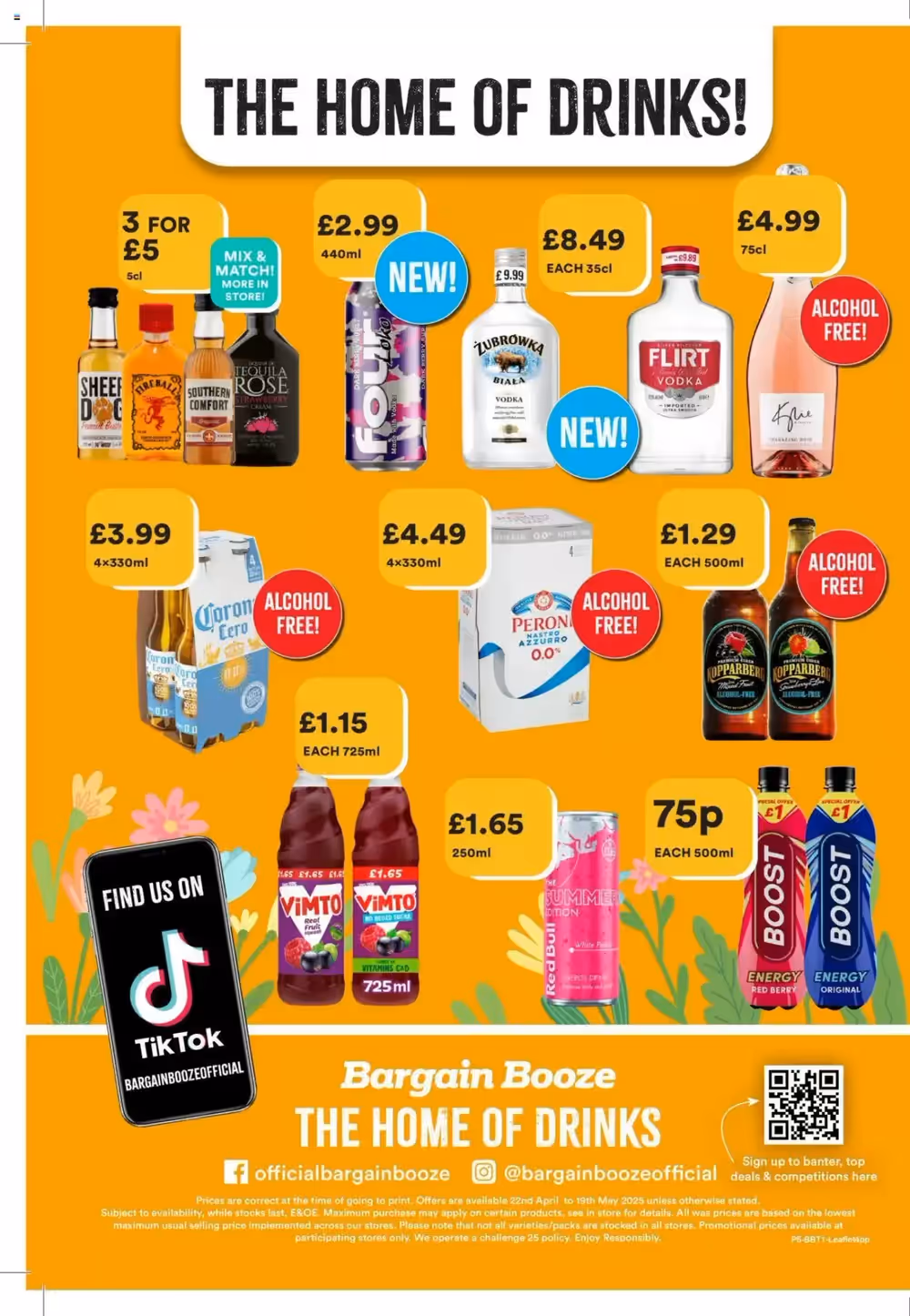 Bargain Booze offers valid from 22/04/2025 - Page 1.