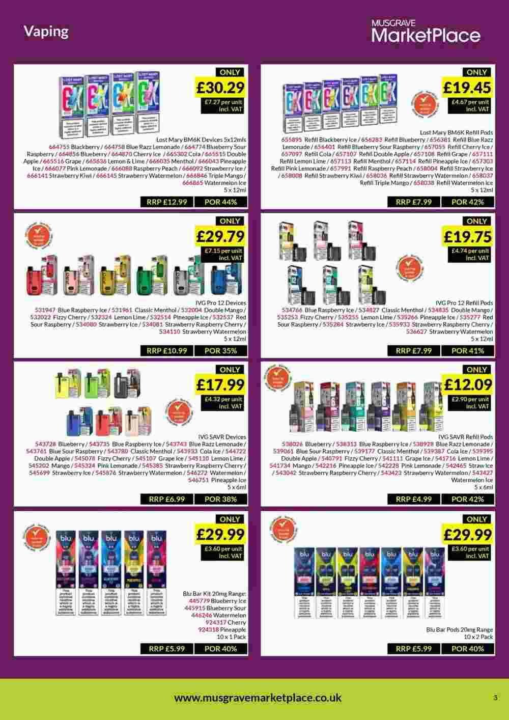 Musgrave MarketPlace offers valid from 23/04/2025 - Page 3.