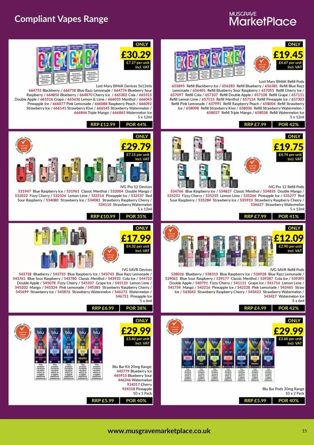 Musgrave MarketPlace offers valid from 12/05/2025 - Page 15.