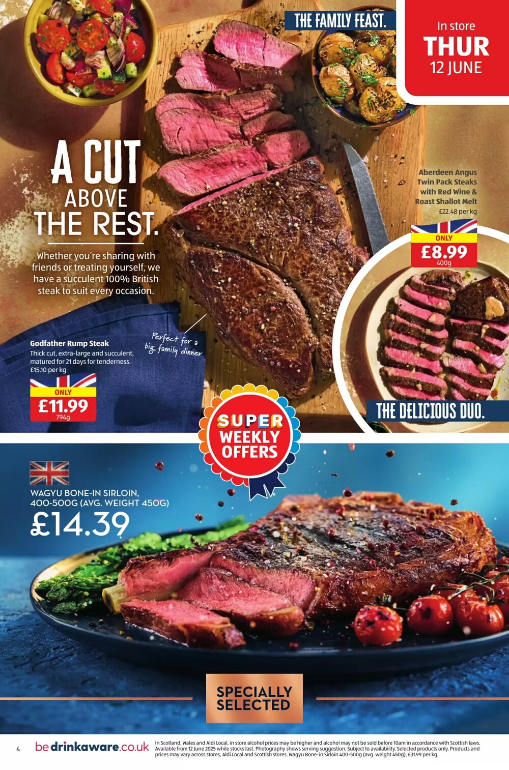 Aldi offers valid from 12/06/2025 - Page 4.