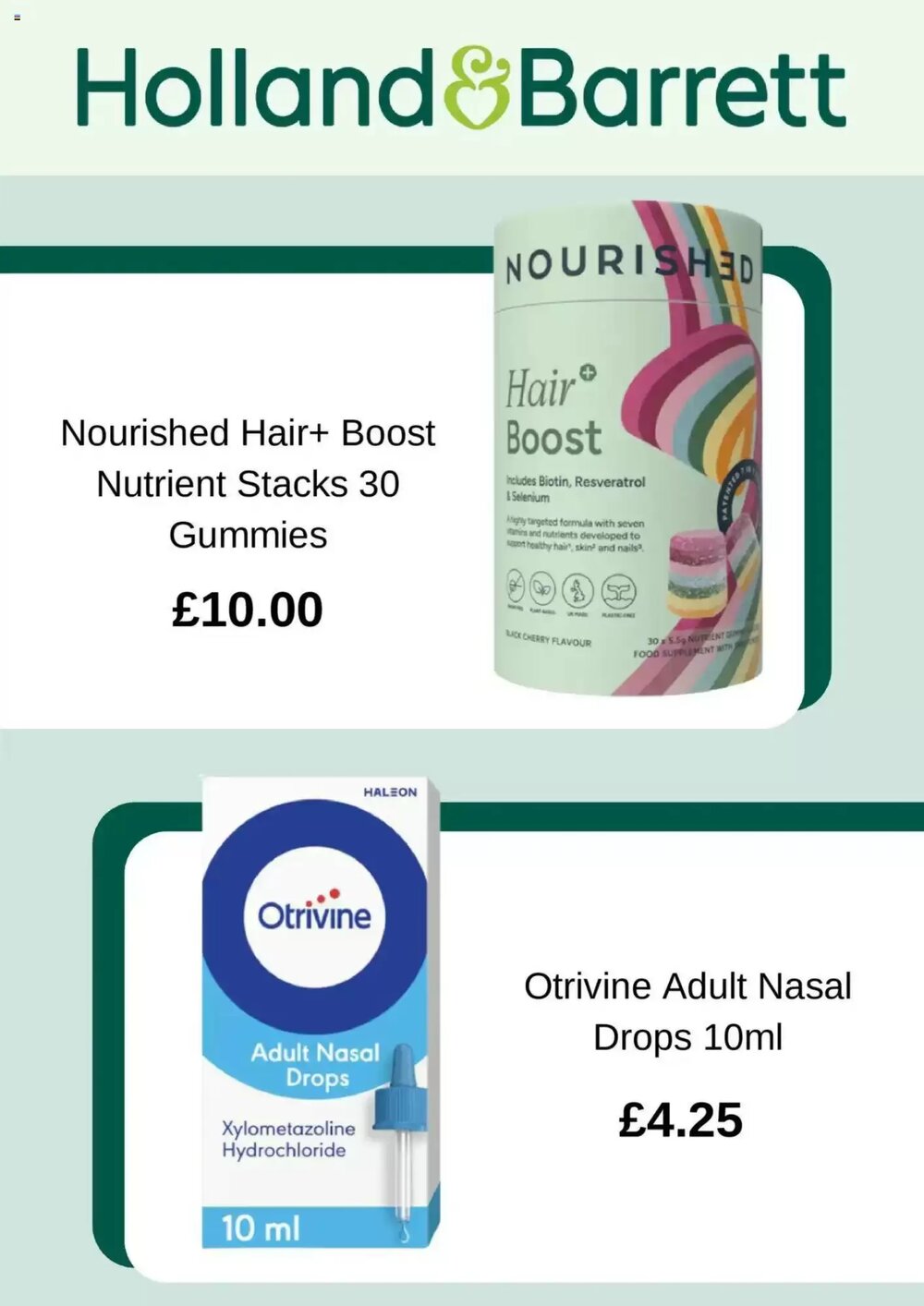 Holland & Barrett offers valid from 18/06/2025 - Page 3.