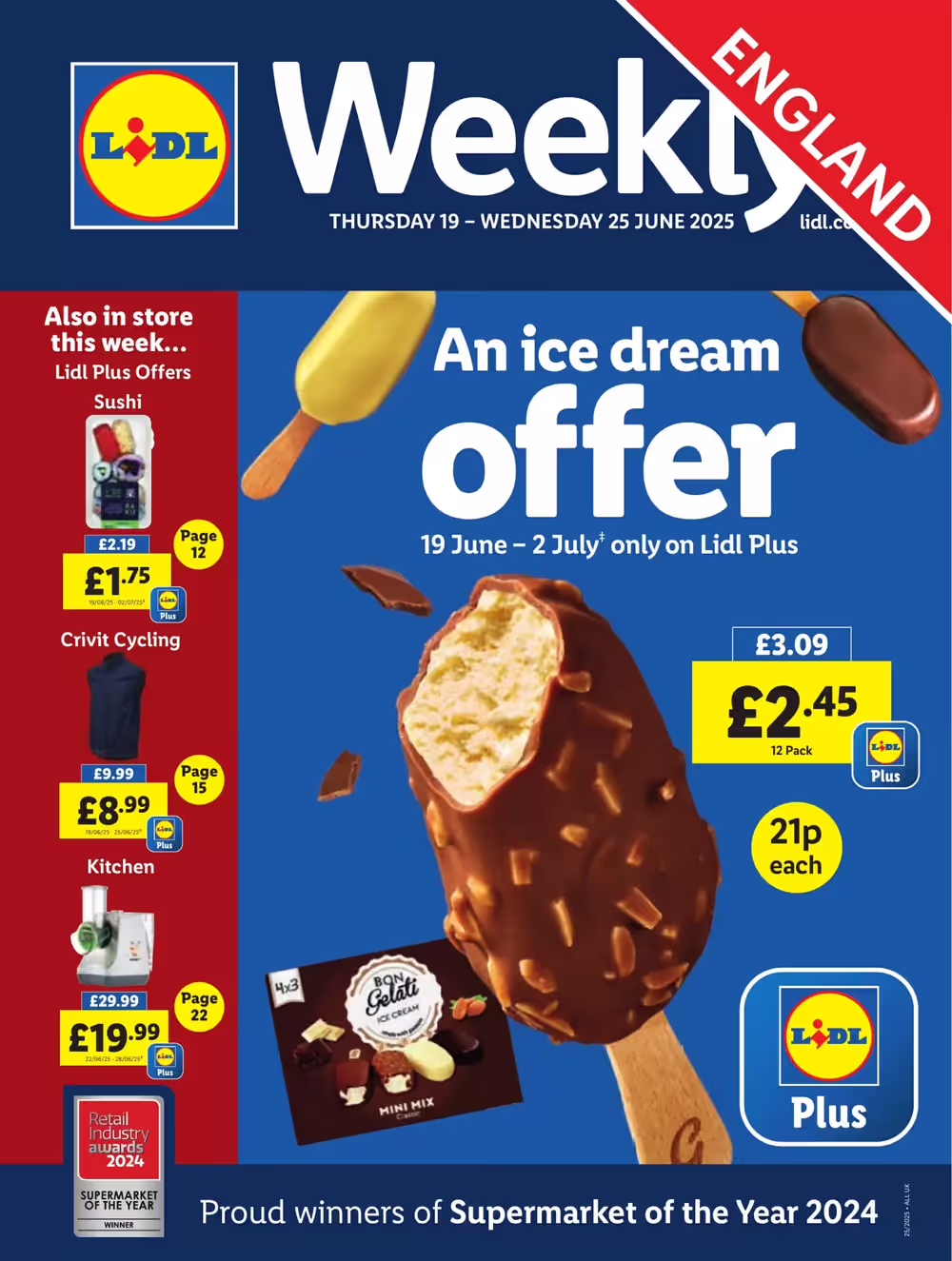 Lidl offers valid from 19/06/2025 - Page 1.
