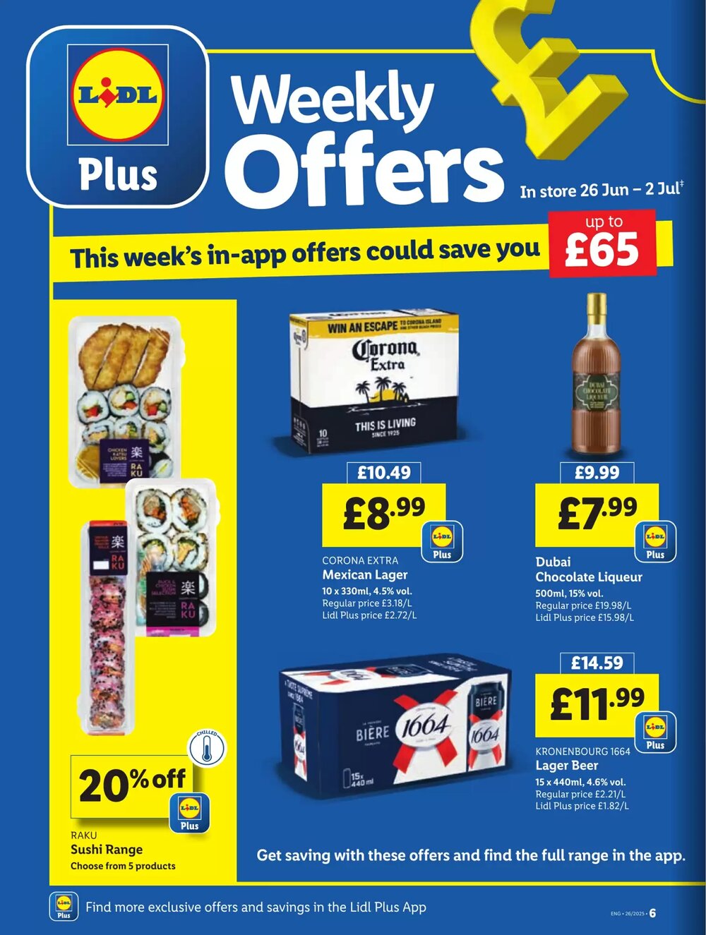 Lidl offers valid from 26/06/2025 - Page 6.
