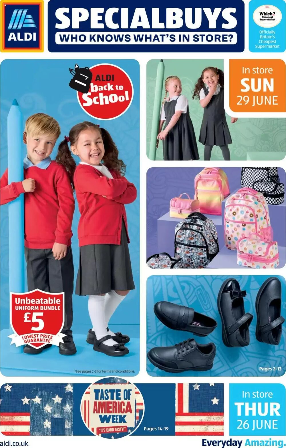 Aldi offers valid from 29/06/2025 - Page 1.