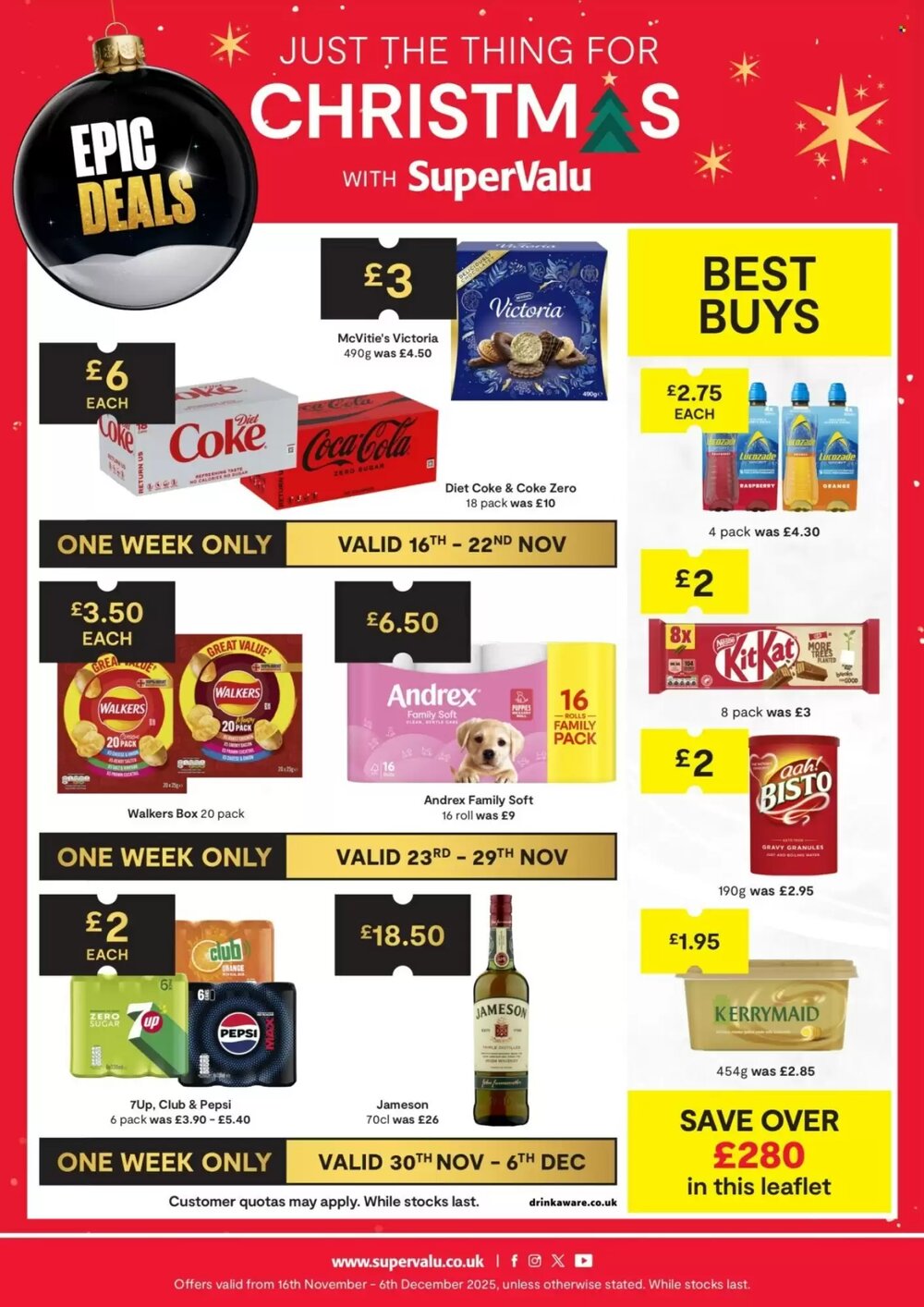 SuperValu offers valid from 19/11/2025 - Page 1.