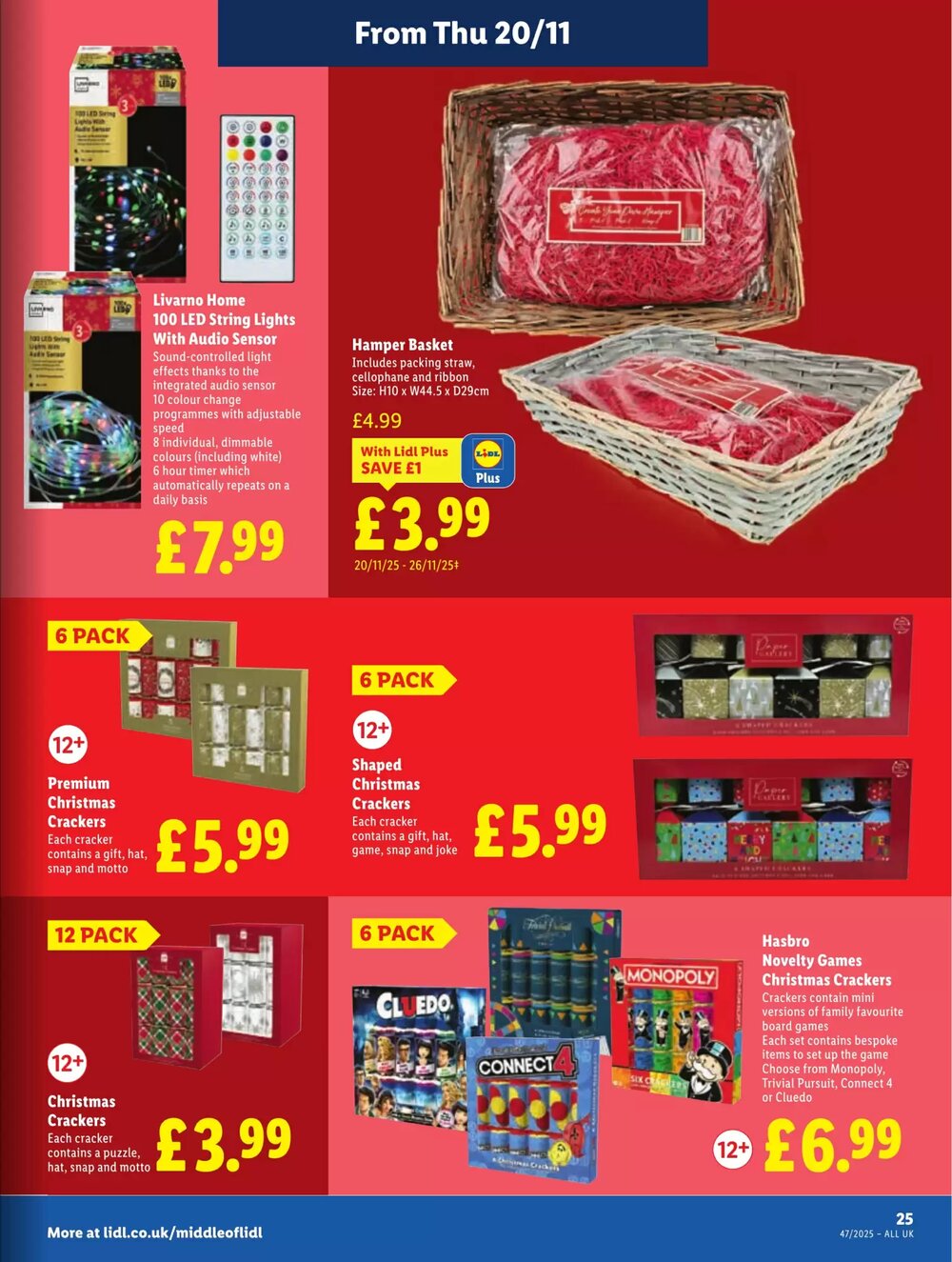 Lidl offers valid from 20/11/2025 - Page 25.