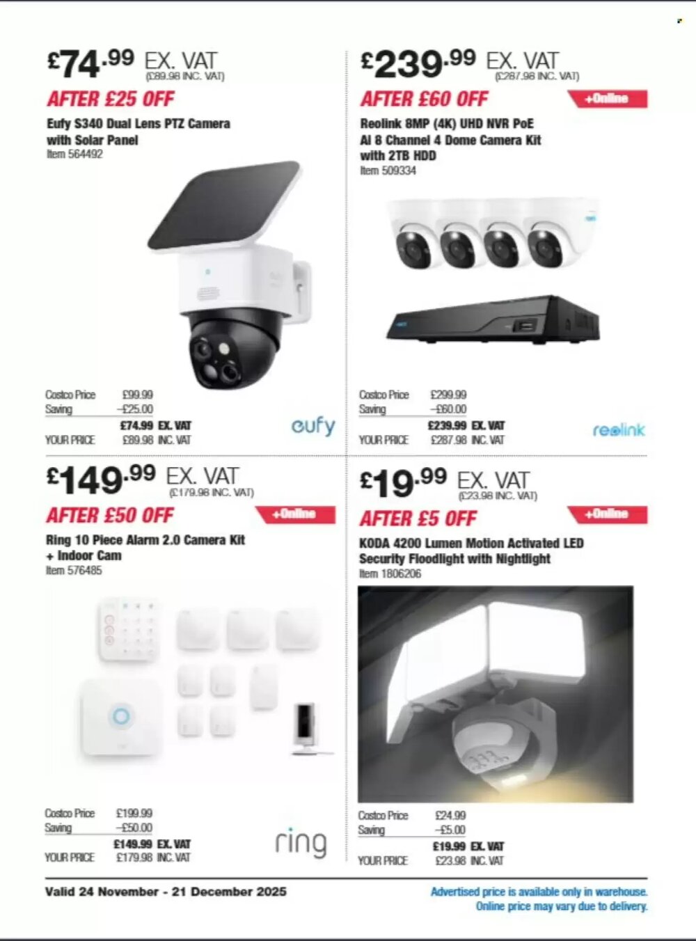 Costco offers valid from 24/11/2025 - Page 4.