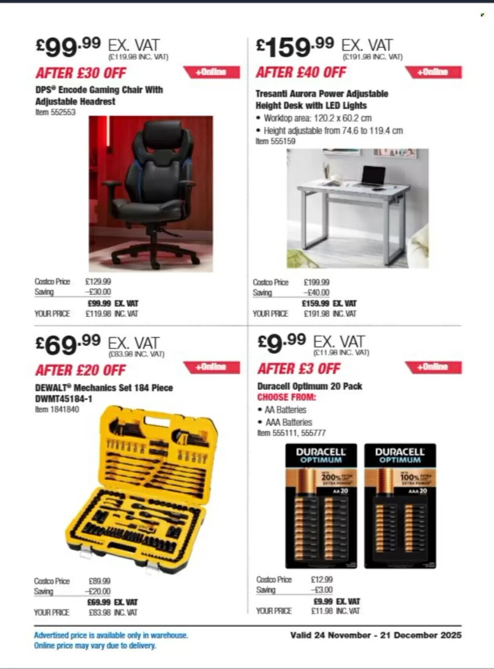 Costco offers valid from 24/11/2025 - Page 7.