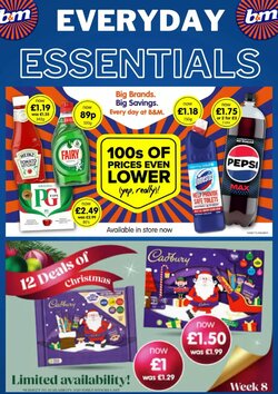 B&M Stores offers valid from 25/11/2025