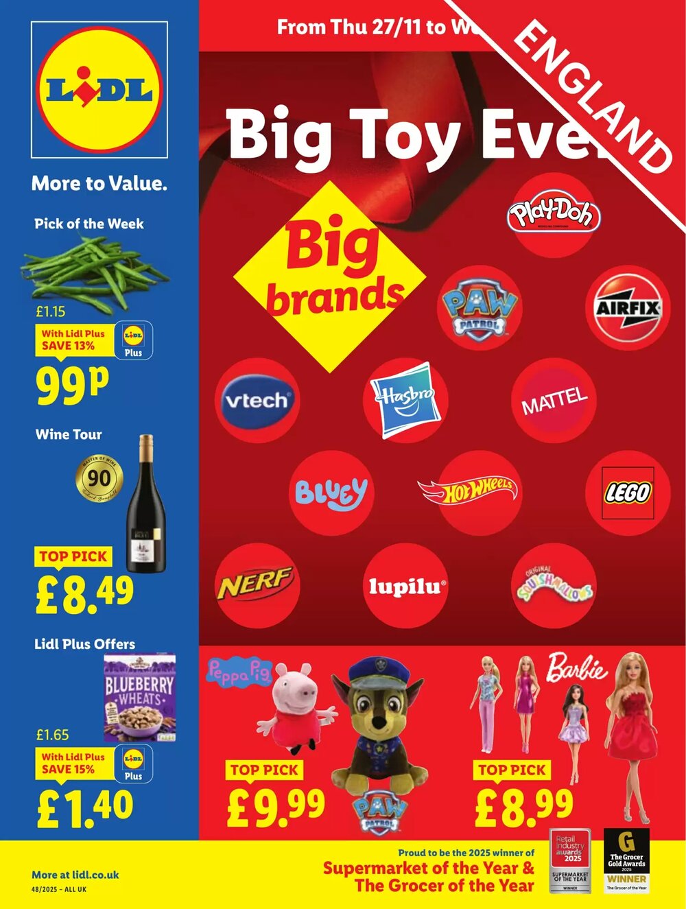 Lidl offers valid from 27/11/2025 - Page 1.